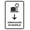 Warning Sign 3, variant on Bag Drop Tin Sign 8"x12" - Vintage Wall Decor, Home Farm Bar Coffee Shop Club, Facility Alert