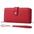 thumbnail image 2 of Cartera larga para mujer Cartera con cremallera cerrada Embrague, 2 of 5