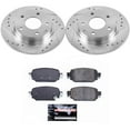 thumbnail image 3 of PowerStop Rear Z23 Evolution Sport Carbon-Fiber Ceramic Brake Pad and Drilled & Slotted Rotor Kit Fits: MAZDA Select Models K7515, 3 of 10