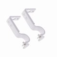 thumbnail image 1 of 2 Pcs Support de Rideau Réglable Support de Tringle à Rideau, 1 of 8
