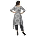 thumbnail image 4 of Moomaya Kurti 2 Pcs avec Pantalon pour Femmes Santoon Manches 3/4 Tenue de Fête Vêtements, 4 of 6