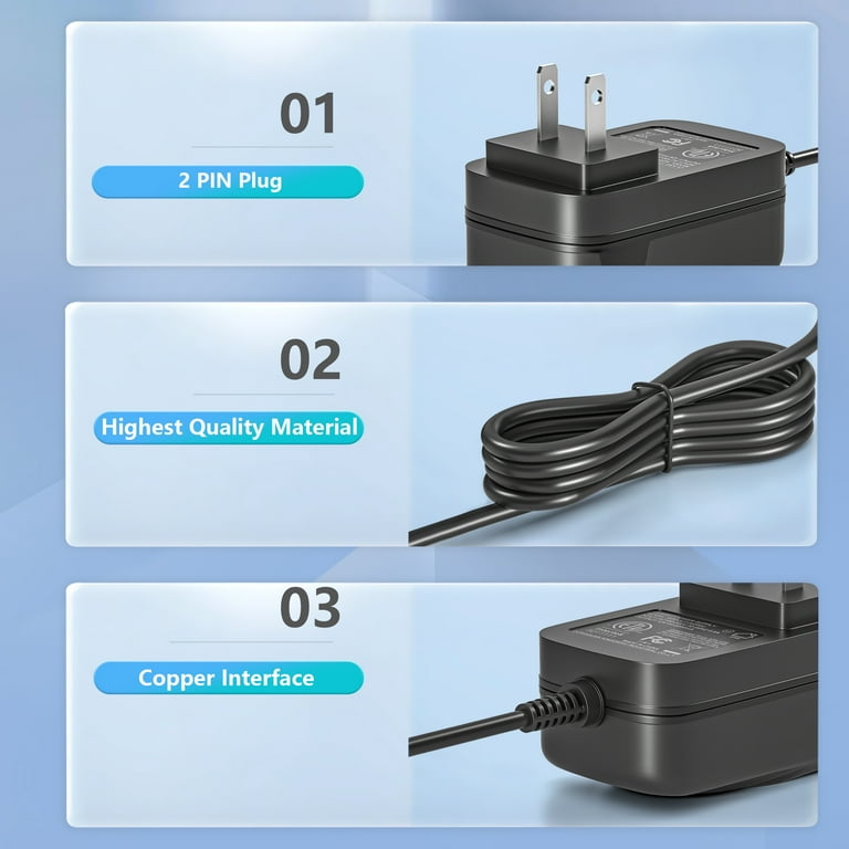Power Cord Echo Show Vs Echo Plus LotFancy Power Cord Charger Plug