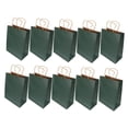 thumbnail image 3 of HEALEEP 10pcs Paper Handle Bags Durable Takeaway Food Bags For Bakery Picnic Travel Multi Use Present Packaging Deep, 3 of 8