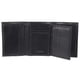 thumbnail image 2 of Cartera Kenneth Cole Reaction RFID de piel auténtica negra, 2 of 6
