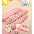 thumbnail image 2 of 3pcs Nose Rings Hoops - 316L Surgical Steel Double Hoop Nose Rings 14G/16G/18G/20G Hinged CZ Piercing Jewelry Septum Clicker Rings Cartilage Earring Helix Rook Tragus Daith 7mm/8mm/9mm/10mm, 2 of 10