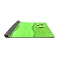 thumbnail image 2 of Ahgly Company Indoor Rectangle Abstract Green Modern Area Rugs, 8' x 10', 2 of 4