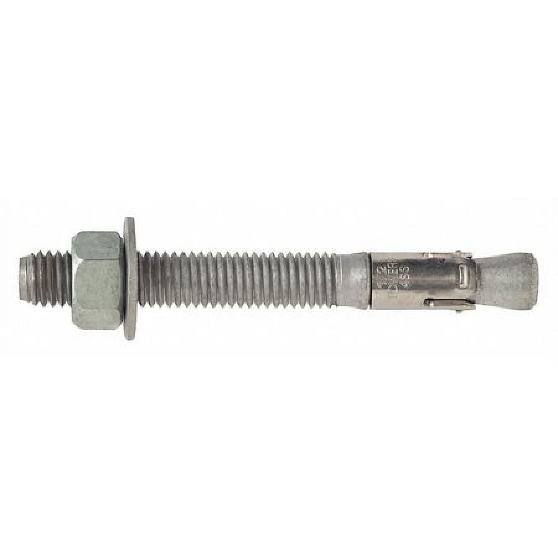 Dewalt-7724HD5-PWR 1/2 In. x 5-1/2 In. Power-Stud Galvanized Carbon Steel Wedge Expansion Anchor - 50 Anchors