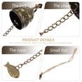 thumbnail image 3 of unbranded 2Ud Fengshui Wind Chime De Metal Colgante Para Oficina Y Espacios Relax, 3 of 7