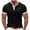 X-684 Black, variant on Black Ladies Workout Athletic Running Button Top Short Sleeve Blouses for Juniors Boat Neck Color Block Plain Fall Summer Shirts 2026 Clothing Regular Fit XXL
