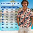 thumbnail image 6 of KUIFORTI Patriotic Star His and Hers Matching Outfits Lightweight Couple Matching Outfits with Soft Fabric Men’s Hawaiian Shirt Fashionable Quick-dry Gifts for Couples, 6 of 6