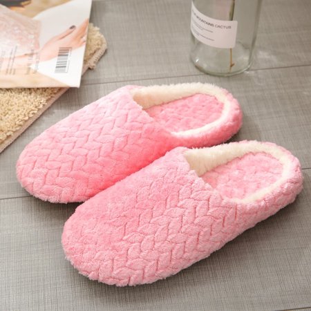 

Women s House Slippers Slip-On Anti-Skid Flower Indoor Casual Shoes Snow Slipper