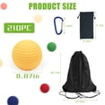 thumbnail image 7 of 210 Round Refill Pack for Toy Gun, Yellow Bulk Foam Bullet Replacement Balls for Nerf Rival Balls Ammo Compatible with Nerf Rival Gun, Upgraded Foam Bullets Balls Refill Pack for Toy Gun Blasters, 7 of 7