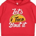 thumbnail image 3 of Inktastic Lets Taco Bout It Toddler Hoodie, 3 of 4