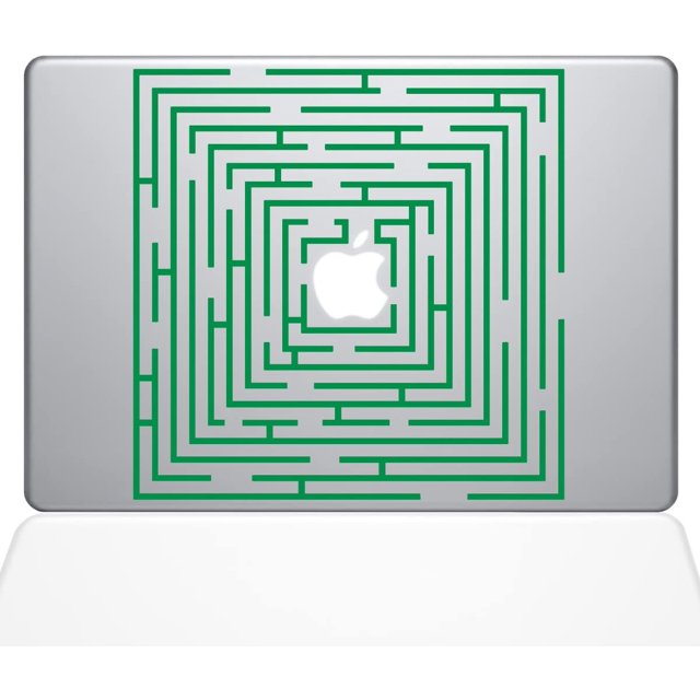 The Decal Guru Maze Runner MacBook Decal Vinyl Sticker - 13" MacBook Pro (2016 & Newer) - Green (1288-MAC-13X-LG)