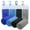 Dark Blue+Dark Grey+Lake Blue+Black, variant on 12 Pack 40"X12" Yoga Towel Cooling Towels for Necks Sports Towels Cool Ice Towel Microfiber Towel for Yoga, Sport, Gym, Workout, Camping, Fitness