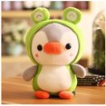 thumbnail image 2 of Xishao Penguin Plush Toy, Cute Penguin Plush Stuffed Animal Plush Doll 10 Inch Christmas Birthday Gift for Boys and Girls (Frog) Pingüino rana Pingüino rana Xishao Juguetes, 2 of 2