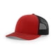 thumbnail image 1 of Gorra de béisbol Richardson 112 Trucker Snapback Split Rojo/Negro, 1 of 7