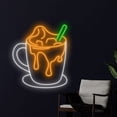 thumbnail image 3 of Handmadetneonsign Hot Cocoa Chocolate Neon Sign, Chocolate Wall Art Decor, Coffee Drink Shop Wall Decor, 3 of 5