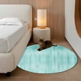 thumbnail image 2 of Round Rug 3.3Ft Washable Non-Slip, Turquoise Circle Area Rugs for Living Room Bedroom, Modern Abstract Art Ombre Striped Indoor Floor Mats Carpet Runner for Home Decor Aesthetic, 2 of 8