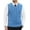 Blue, variant on Men's V Neck Pullover Sweater Sleeveless Slim Fit Casual Knitted Sweater Vest