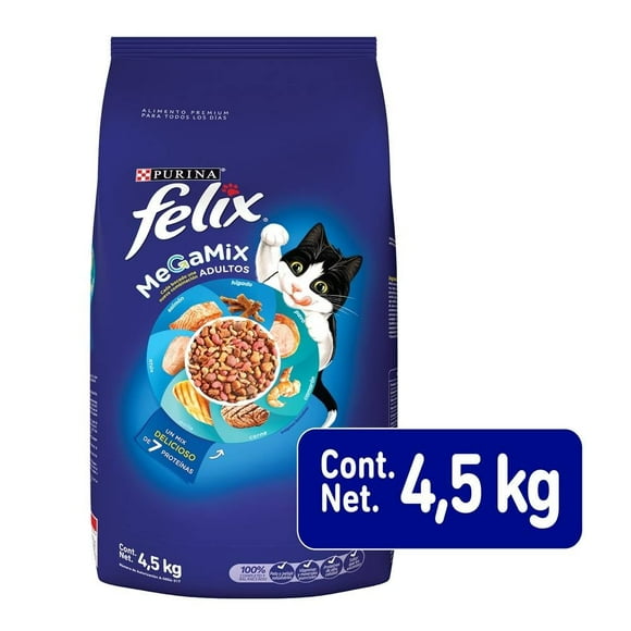Alimento para Gato Purina Félix Megamix 4.5 kg