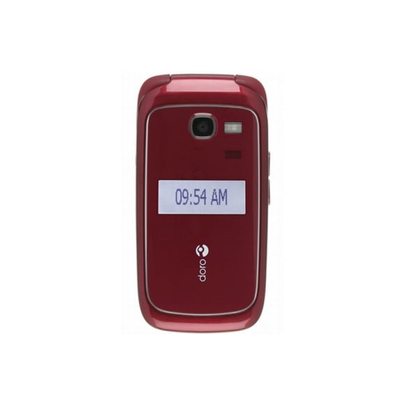 Doro PhoneEasy 618 Red Unlocked Flip phone Refurbished