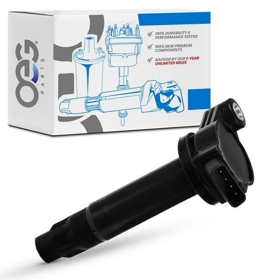 OEG Parts New Ignition Coil Replacement For Toyota Solara 3.3L 2004-08, Highlander 3.3L 2004-10, Camry 3.3L 2004-06, Lexus RX330 3.3L 2004-06, ES330 3.3L 2004-06, RX400h 3.3L 2006-08, 90919-02246
