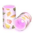 thumbnail image 7 of Yayeee Flameless Candles with Remote Flickering Battery Operated Multi Color Changing, Pink Colorful Leaves, 7 of 7