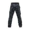 thumbnail image 3 of Domzest Mens Big and Tall Cargo Pants Quick Dry Water Resista nt Hiking Pants with Multi-Pocket Elastic Waisted Trousers Gray 4XL, 3 of 8