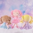 thumbnail image 3 of Gloveleya Baby Dolls Soft Snuggly First Baby Girl Gifts Soft Doll for Girls with Star Pink Dress 12inches, 3 of 8