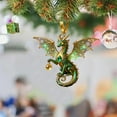 thumbnail image 5 of Dragon Christmas Ornaments,Dragon Suncatcher,Book Suncatchers For Windows Hanging,Stained Glass Dragon,Book Dragon Ornament Book Lovers Gifts For Fantasy Themed Tree Decor For Readers, 5 of 8