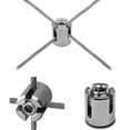 thumbnail image 4 of 10Pcs  Cable Clamp 316 Stainless Steel Cable Railing Clamp For Gardens Wire Rope Fastening Fixing, 4 of 8