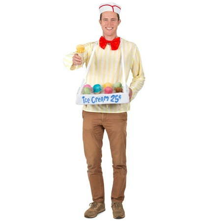 Halloween Adult Ice Cream Cone Salesman Costume