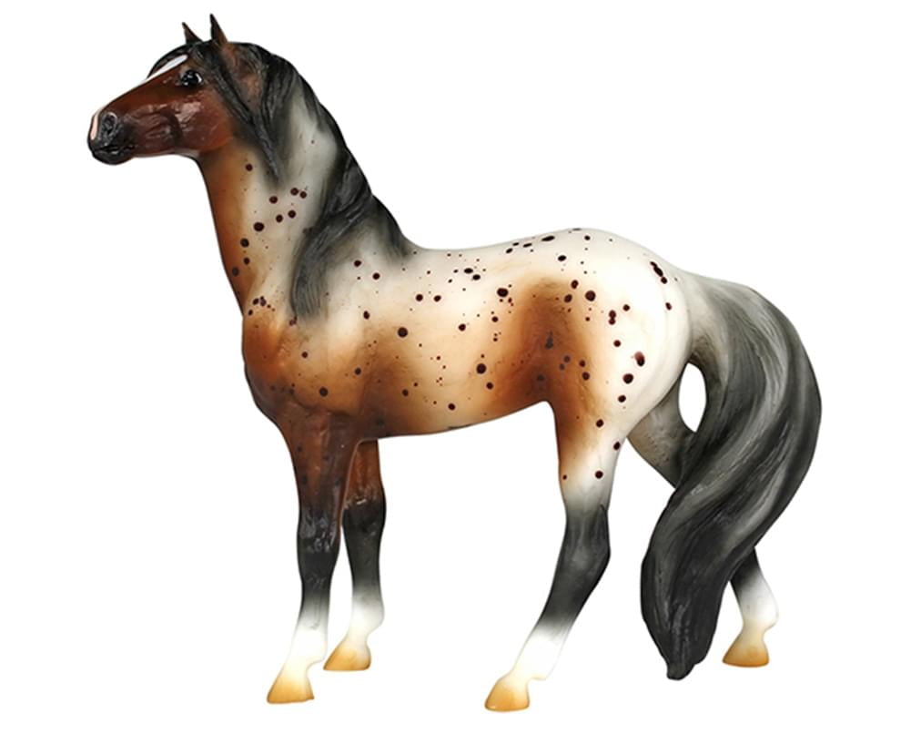 Breyer Classics Bay Appaloosa Mustang Horse Toy (112 Scale)
