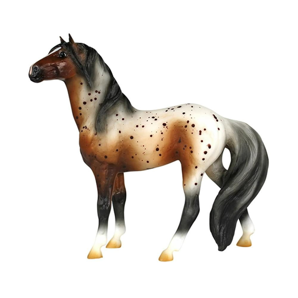 Breyer Classics Bay Appaloosa Mustang Horse Toy (112 Scale)