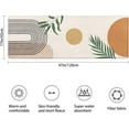 thumbnail image 2 of Boho Bathroom Runner Rug Non Slip, Large Long Bathroom Rug Cute Bath Mat for Bedroom Hallway Kitchen, Soft Plush Washable Shower Rug, 2 of 6
