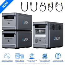 ABOK Ark2000 4608Wh Ultimate Kit – 2000W Expandable Station with 2 ...