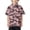 Pink, variant on Boys Short Sleeve Button Down Shirt - Comfortable Loose Fit Summer Beach Vacation Shirt for Boys Ages 4-12 Years