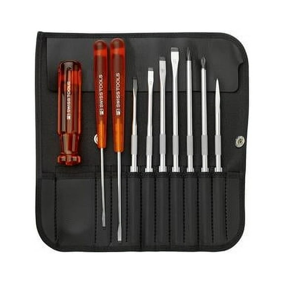 PB Swiss Tools PB 215.CBB Classic screwdriver set with interchangeable