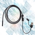 thumbnail image 3 of CTIRCHIU 1PC Phone Inspection Camera Waterproof 3 in 1 Interface Compatible for Android Phones (2m), 3 of 8