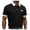 Polos 54#Black, variant on WAYUTE Men's Polo Shirts Independence Day Short Sleeve US National Flag Print Classic Fit Breathable 4th of July Shirt Casual Summer