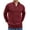 Dark Red, variant on COOFANDY Men's 1/4 Zip Pullover Long Sleeve Slim Fit Mock Neck Pullover Sweaters