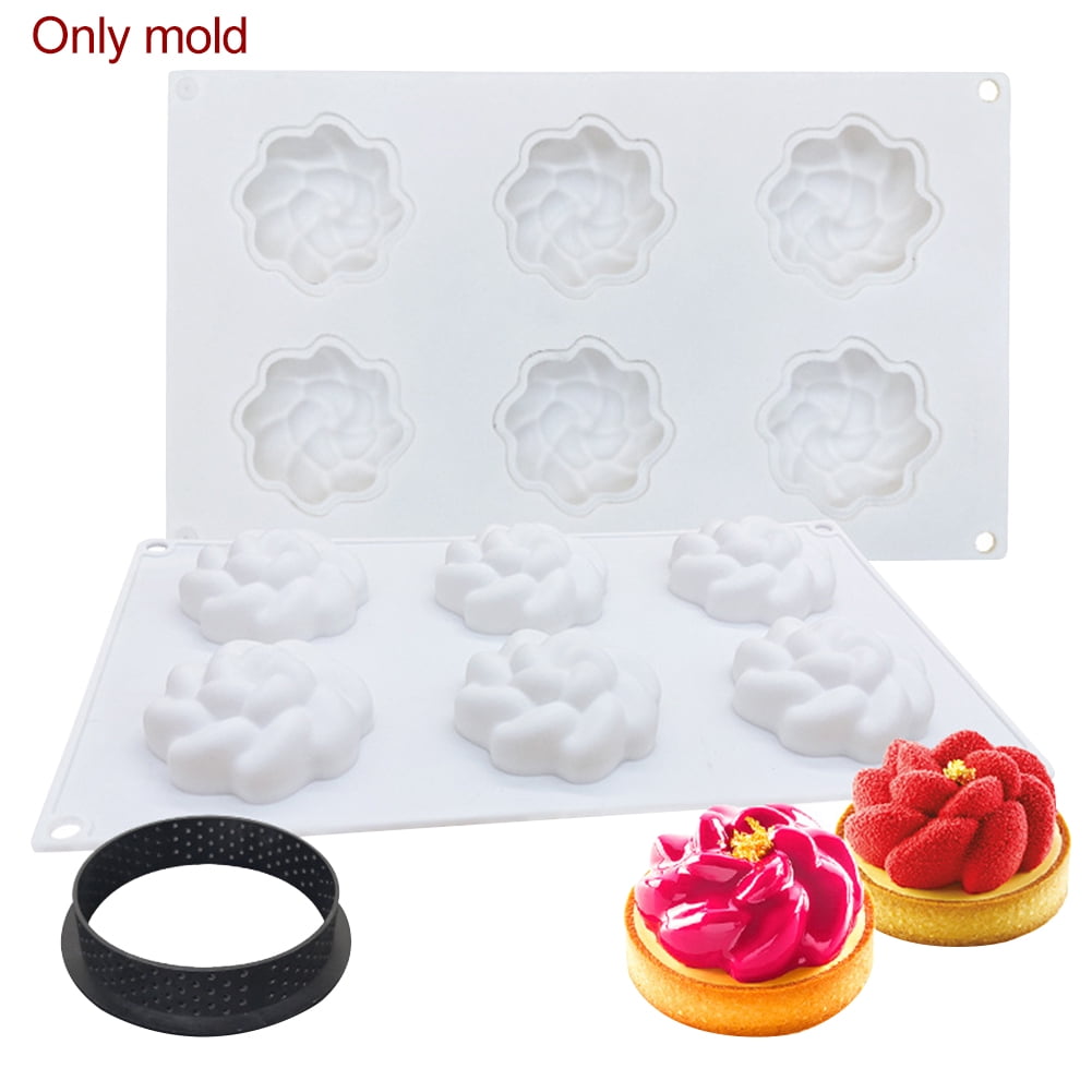 DIY Silicone Non-stick Cake Pan Mold for Mousses Desserts Baking Tools 