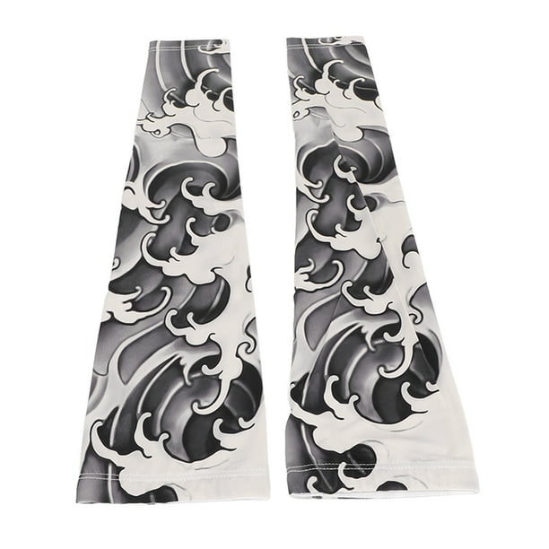 Mangas de tatuaje, mangas de tatuaje falso, mangas de tatuaje temporal de sol, mangas de protección solar para brazo de tatuaje, durabilidad mejorada
