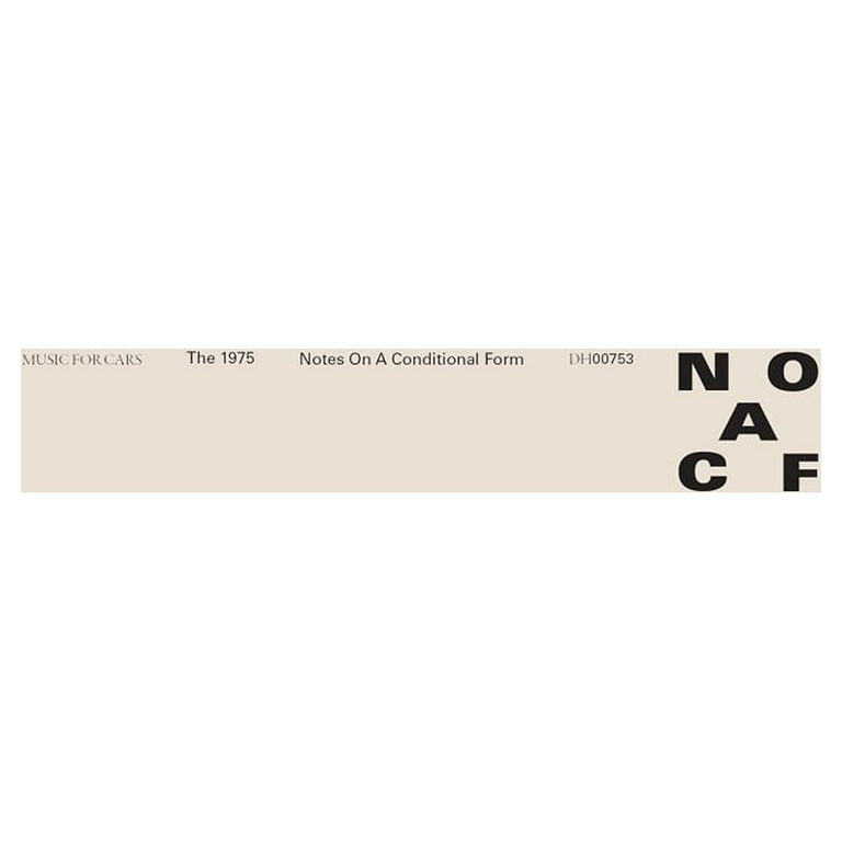 洋楽 the 1975 notes on a conditional form LP The 1975 - Notes On A Conditional Form Clear 2LP