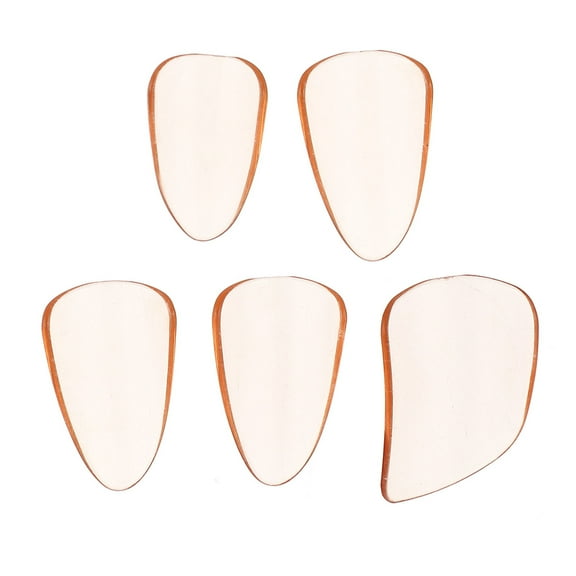 5Pcs Pipa Finger Picks Pipa Nail Covers Practical Musical Instrument Picks (Orange)