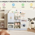 thumbnail image 6 of Ktaxon Play Kitchen for Kids, Wooden Kids Chef Pretend Play Set for Boys and Girls Age 3+, with 12 Pcs Accessories, 6 of 10