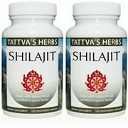 Shilajit Full Spectrum Extract -Non-GMO - 500 mg. 240 Vcaps -  From Tattva's Herbs