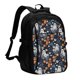 thumbnail image 1 of Balery Cute ghost in the flowers Mochila con carga USB para hombre y mujer - Mochila impermeable y antirrobo para laptop con puerto USB para viajes, trabajo, 1 of 7