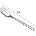 thumbnail image 2 of Cucharas de Postre de Acero Inoxidable, 12 Piezas, 2 of 4